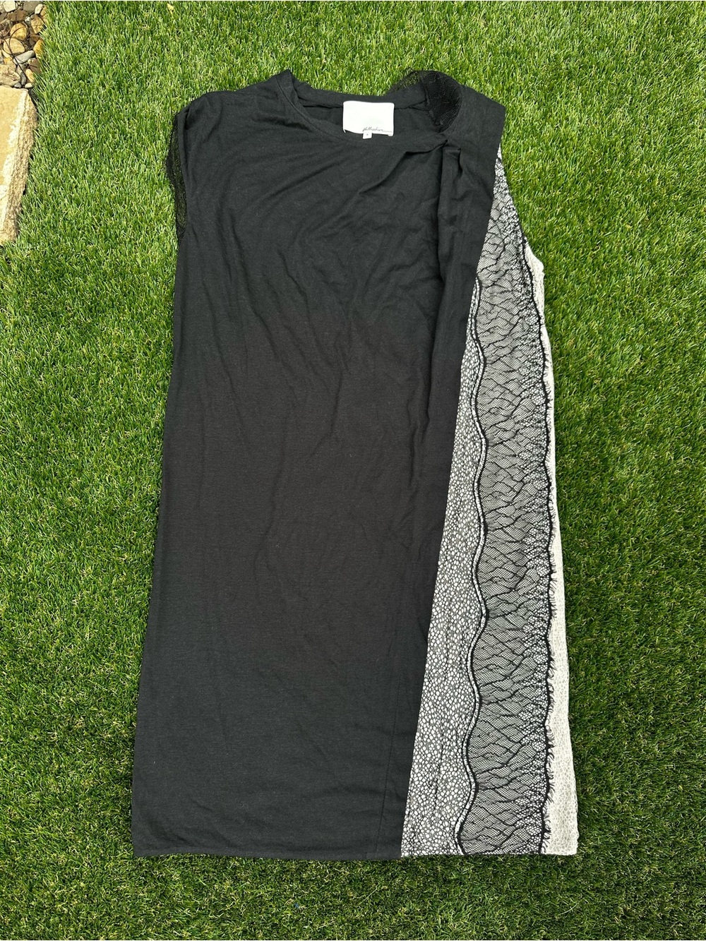 3.1 Phillip Lim Black Lace Panel Tunic / Tee 🖤